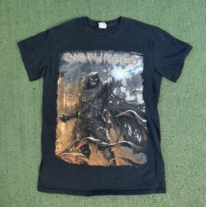 VINTAGE Disturbed Band T Shirt Size Small